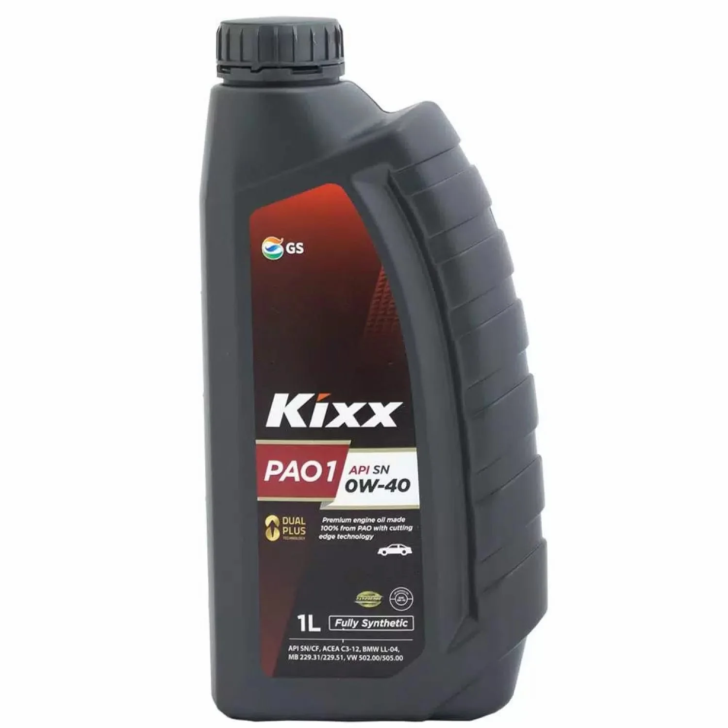Масло моторное KIXX PAO1 SN 0W-40, 1л Фото 1