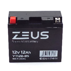 Аккумулятор ZEUS SUPER AGM 12 Ач п.п. (YT12B-BS) Фото 1