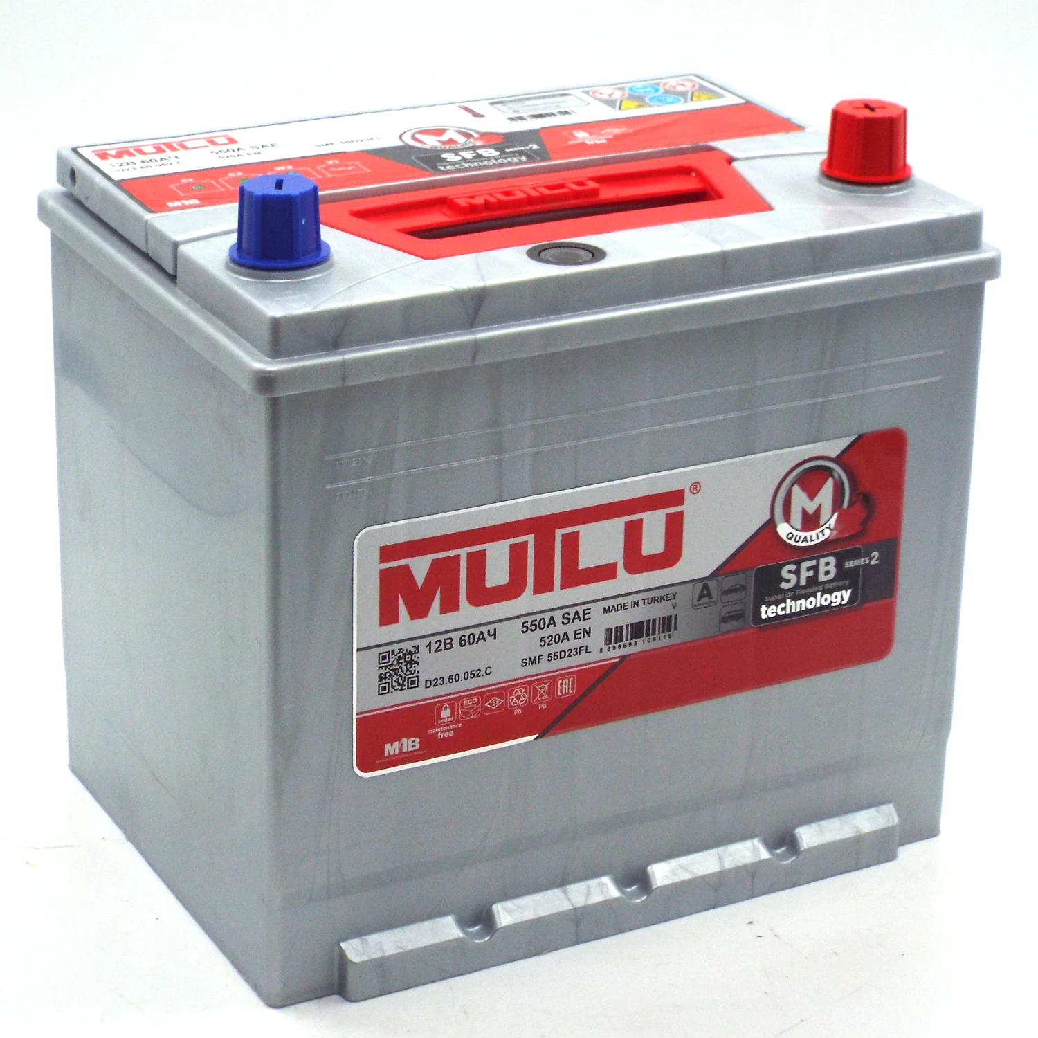 Аккумулятор MUTLU SFB ASIA 55D23L 60 Ач о.п. РАСПРОДАЖА