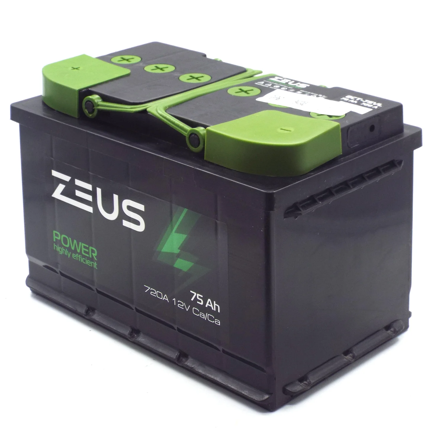 Аккумулятор ZEUS POWER 75 Ач п.п. Фото 1