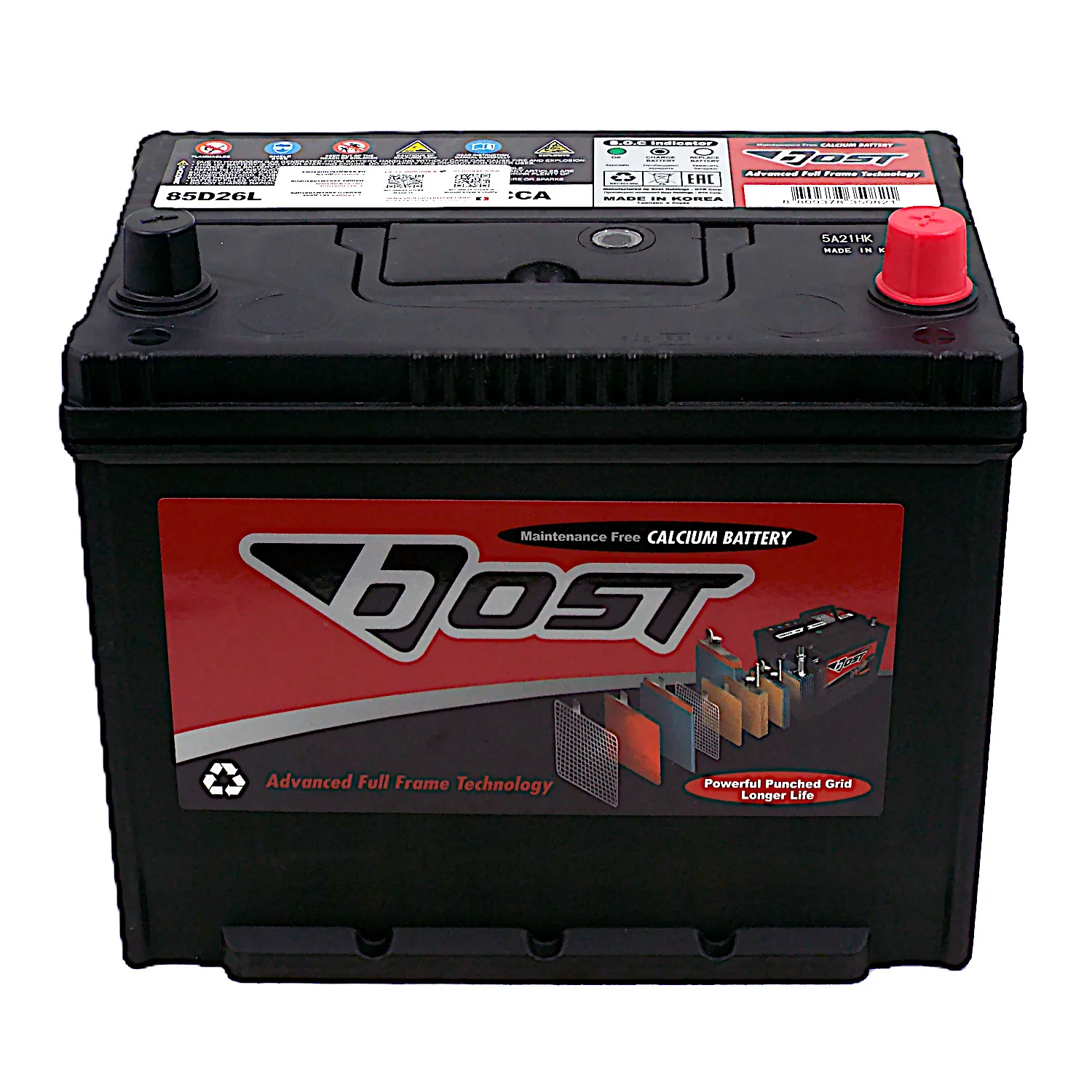Аккумулятор BOST ASIA 85D26L 75 Ач о.п. Фото 1