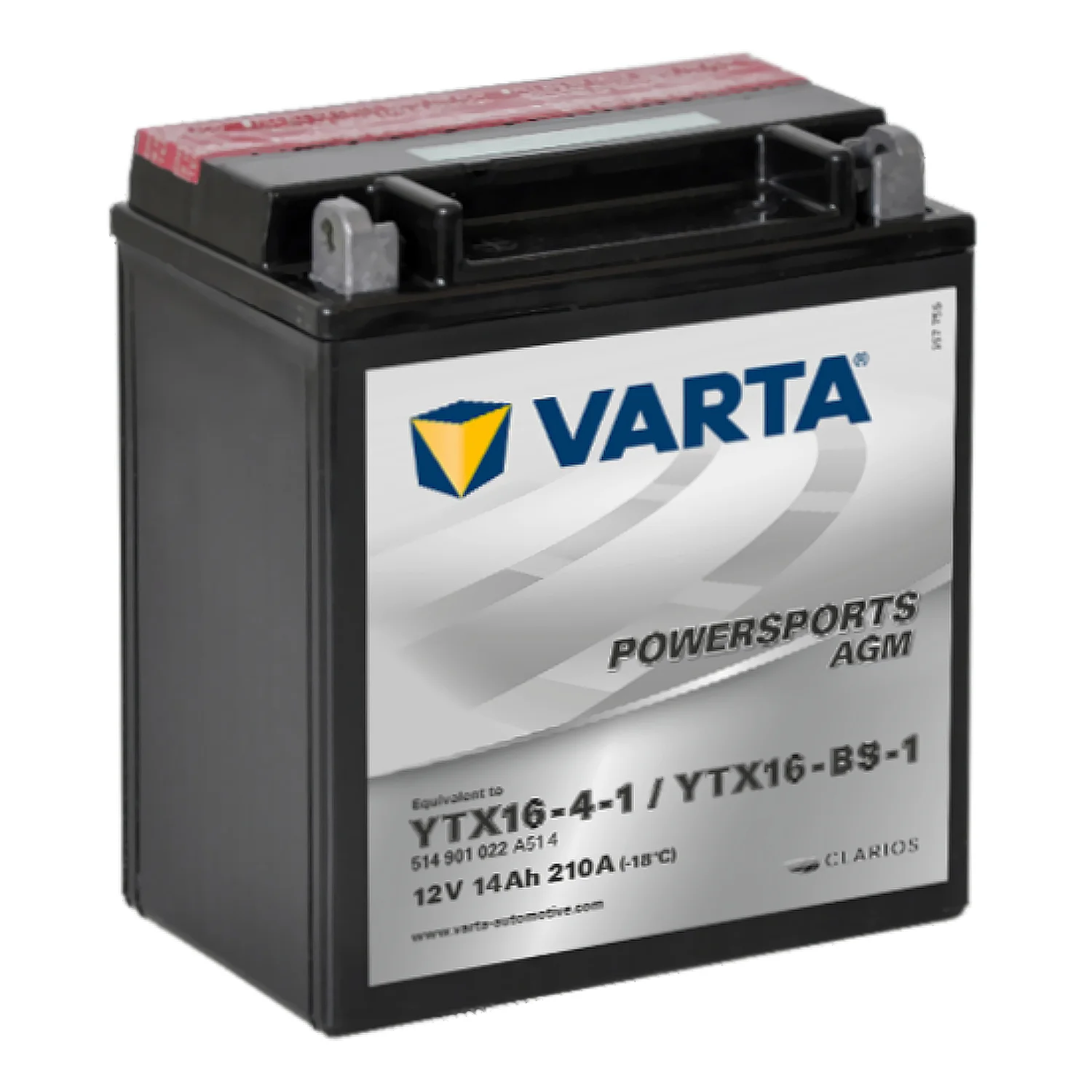 Аккумулятор VARTA 14 Ач п.п. (YTX16-BS-1) 514 901 022 РАСПРОДАЖА Фото 1