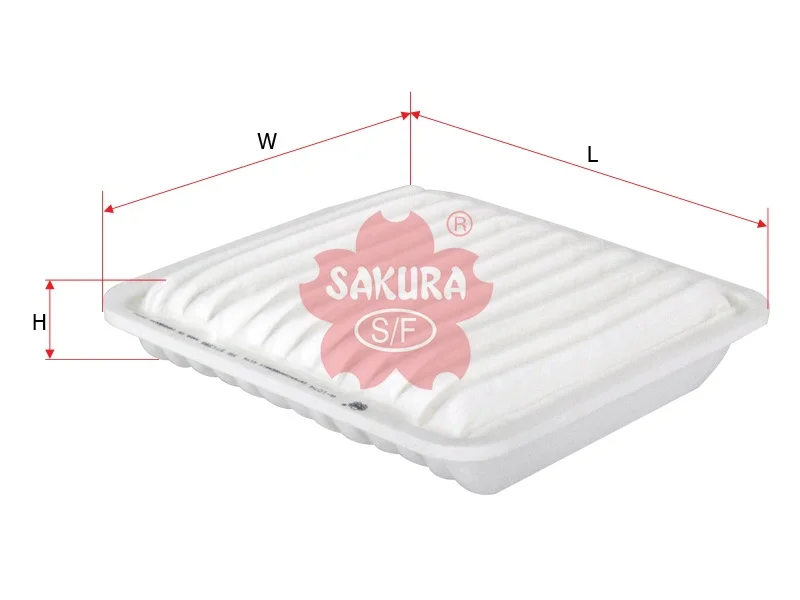 Фильтр воздушный SAKURA A-1074 (MR571396, LA-250) MITSUBISHI Eclipse / Galant Фото 1