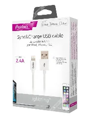 Кабель Partner MFI USB2.0 для Apple iPhone/iPod/iPad 8pin 1м белый Фото 1