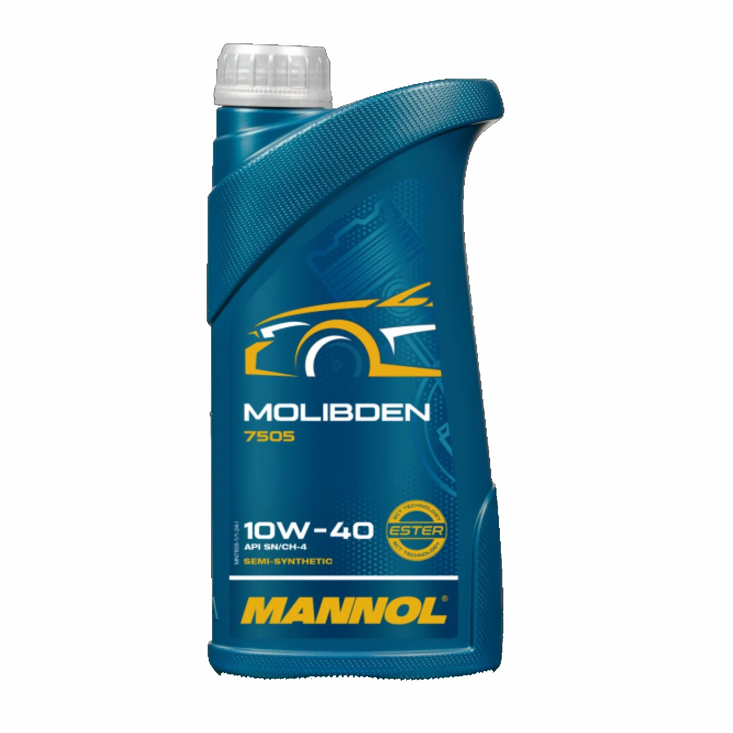 Масло моторное MANNOL Molibden Benzin 10W-40, 1л Фото 1