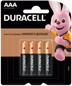 Батарейка AAA LR03 Duracell BL*1