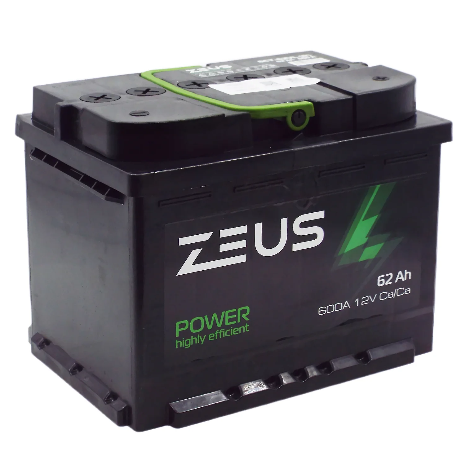 Аккумулятор ZEUS POWER 62 Ач о.п. Фото 1