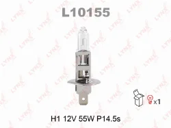 Лампа галогенная H1 12V 55W P14.5S LYNXauto L10155 Фото 1