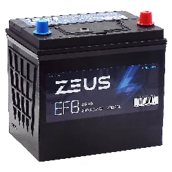 Аккумулятор ZEUS EFB Asia 70D23L 65 Ач о.п. Фото 1
