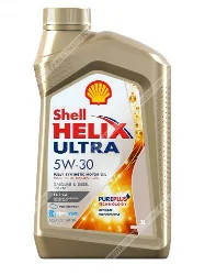 Масло моторное 5W30 Shell Helix Ultra ECT синтетическое 1л Фото 1