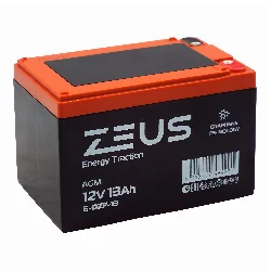 Аккумулятор ZEUS 6-DZF-13 (12V13Ah) тяговый Фото 1