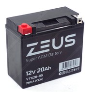 Аккумулятор ZEUS SUPER AGM 20 Ач п.п. (YTX20-BS) СУПЕР ЦЕНА