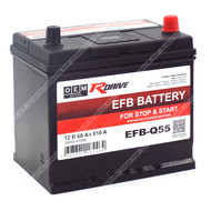 Аккумулятор RDrive OEM EFB-Q55 Asia 60 Ач о.п. (28800-47050)