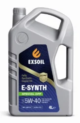 Масло моторное 5w40 EXSOIL E-SYNTH Special DPF 4л Фото 1