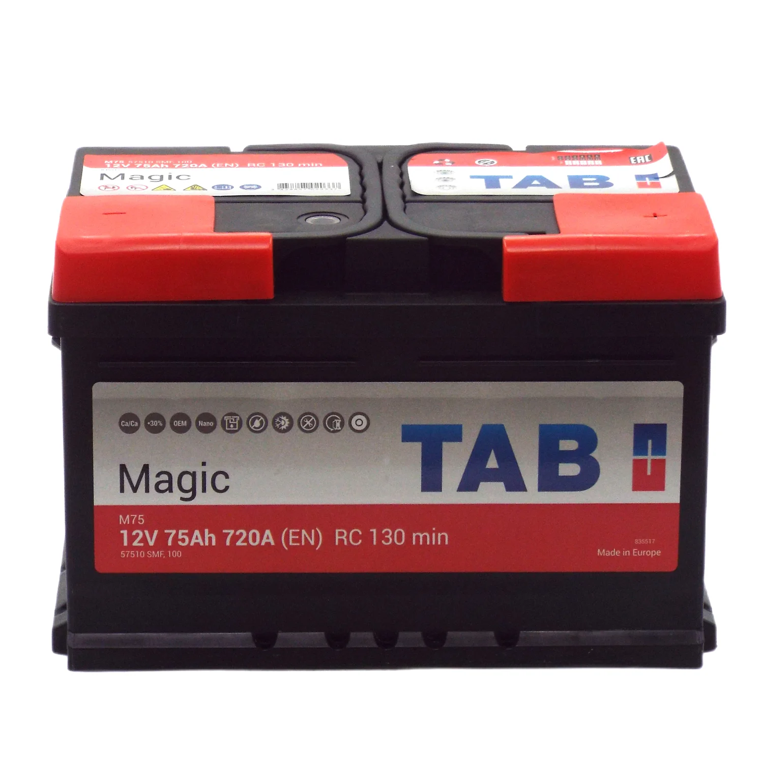 Аккумулятор TAB Magic M75 LB 75 Ач о.п. Фото 1