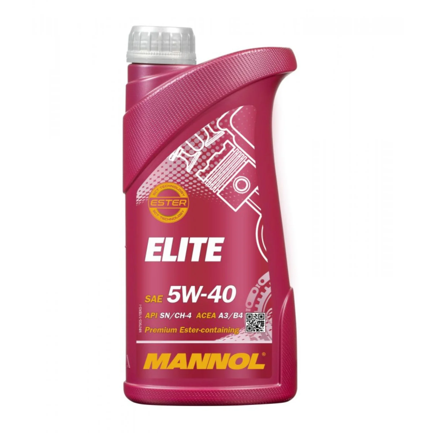 Масло моторное MANNOL Elite 5W-40, 1л