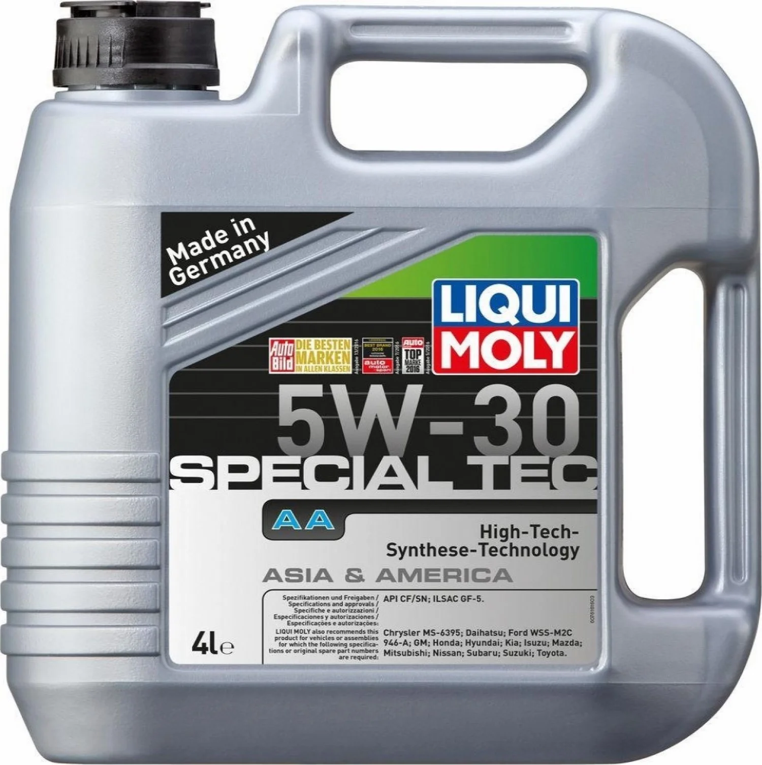 Масло моторное LIQUI MOLY Special Tec AA 5W-30, 4л Фото 1