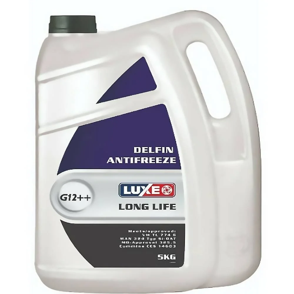 Антифриз LUXE Long Life G12++ фиолетовый, 5кг