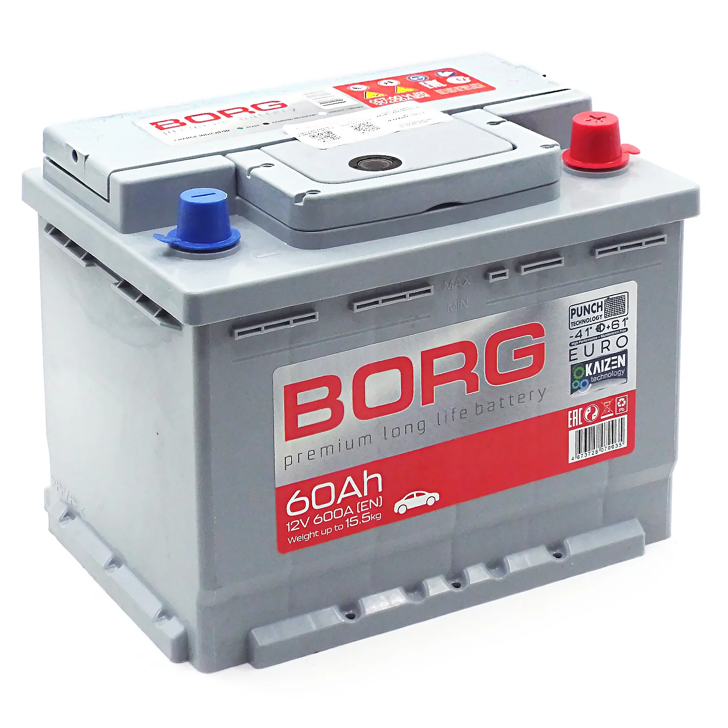 Аккумулятор BORG Premium 60 Ач о.п. РАСПРОДАЖА